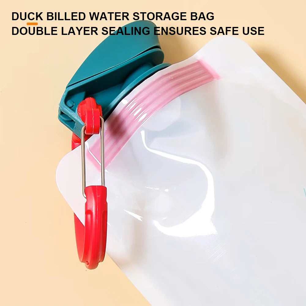 FlowState Foldable Water Bottle – Collapsible & Leak-Proof with Carabiner